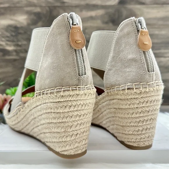❌SOLD❌NIB Gentle Souls Kenneth Cole Colleen X Elastic Espadrille Wedge Sandal - Picture 7 of 14